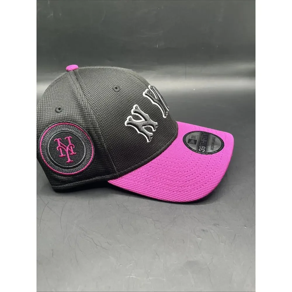 New Era Black Purple New York Mets City Connect Batting Practice Cap Sz M/L